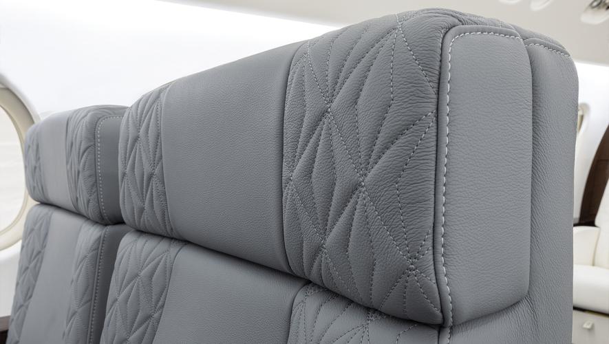 Duncan Aviation custom quilted seats